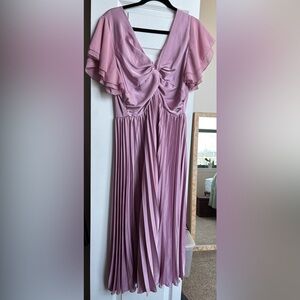 Petal & Pup Nova Flutter Sleeve MIDI dress L